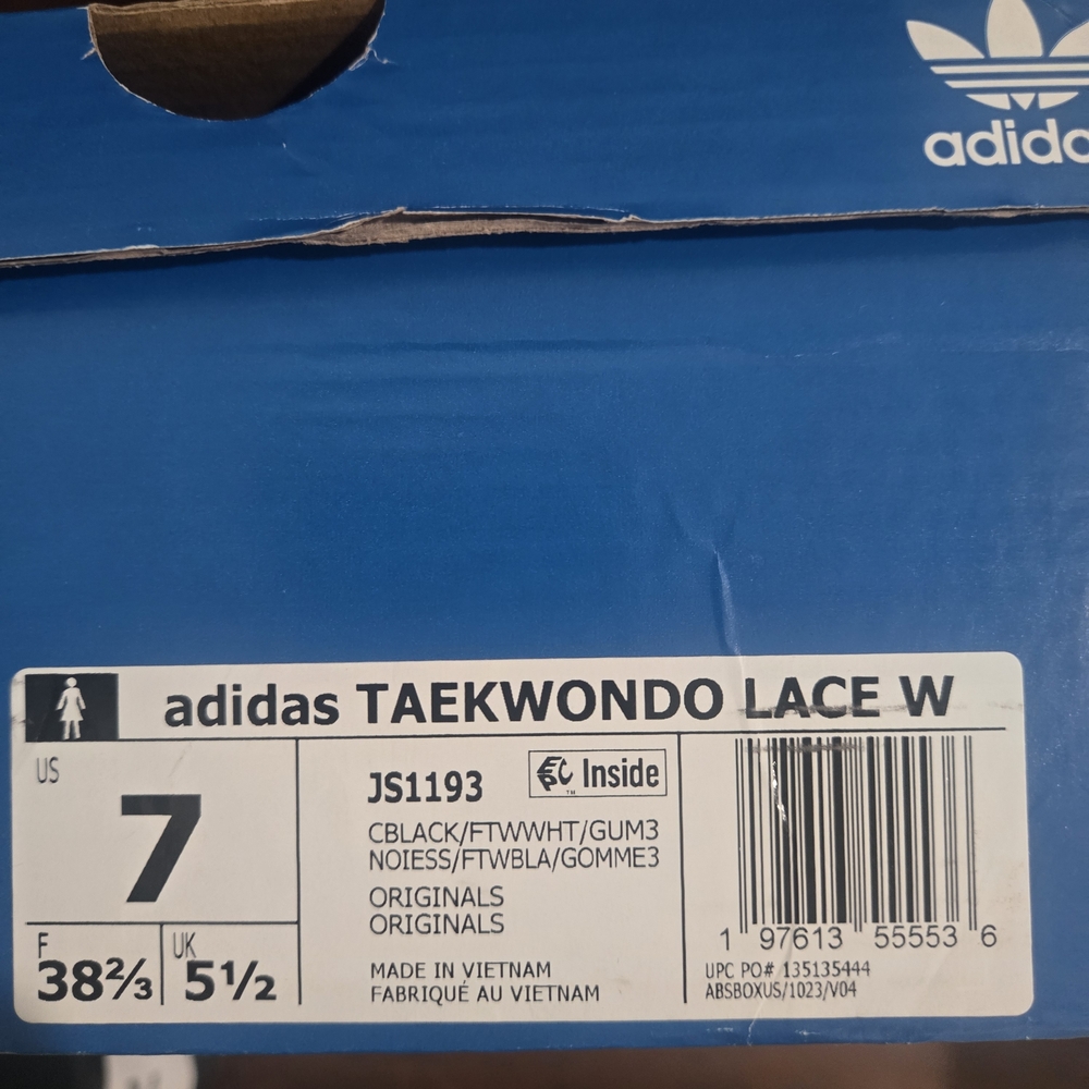 Adidas Black and White Athletic Shoes - Picture 2 of 7